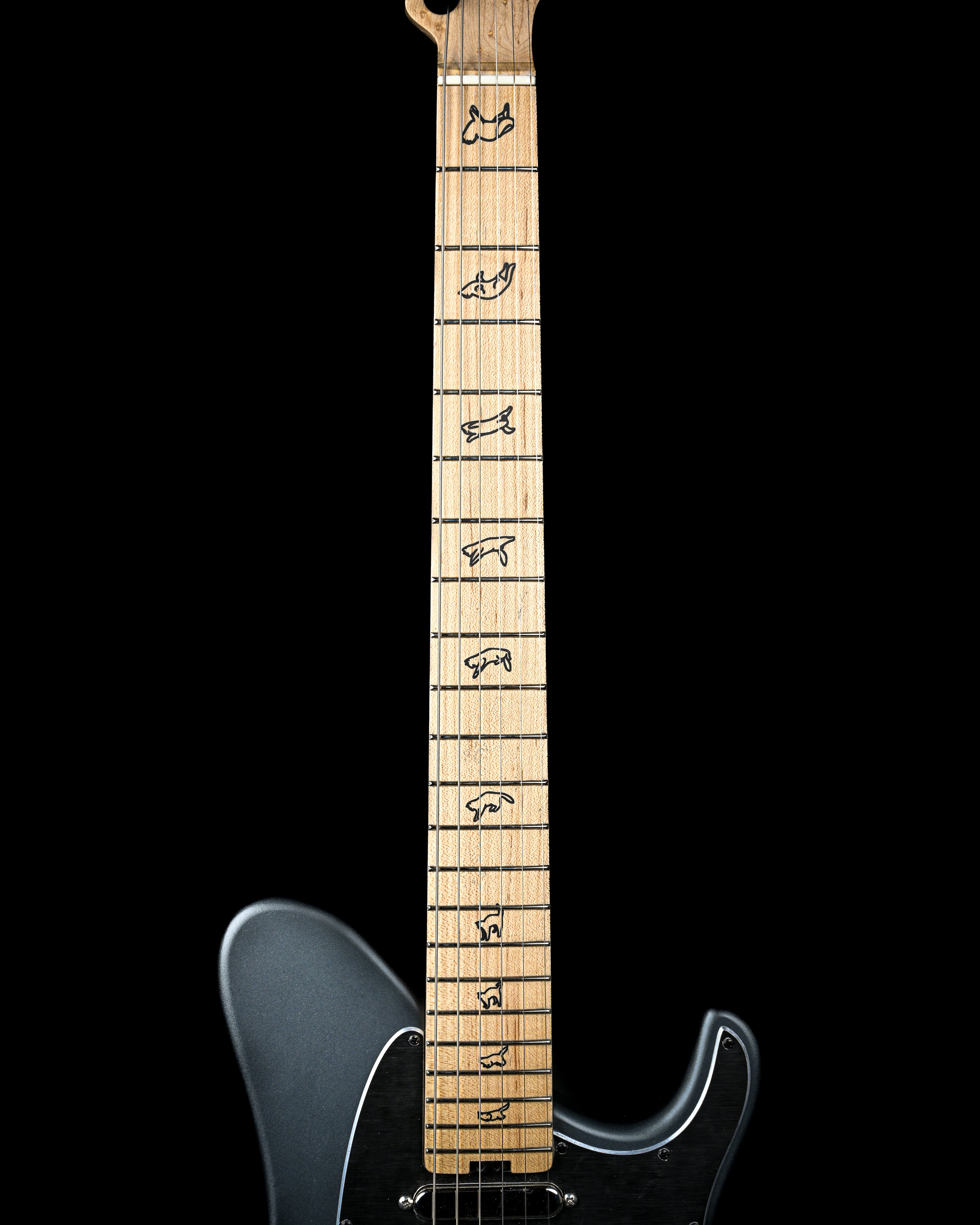 Konē 6 - Essential by Belforti, boutique high end custom electric guitar, showcasing fretboard in Essential Series.