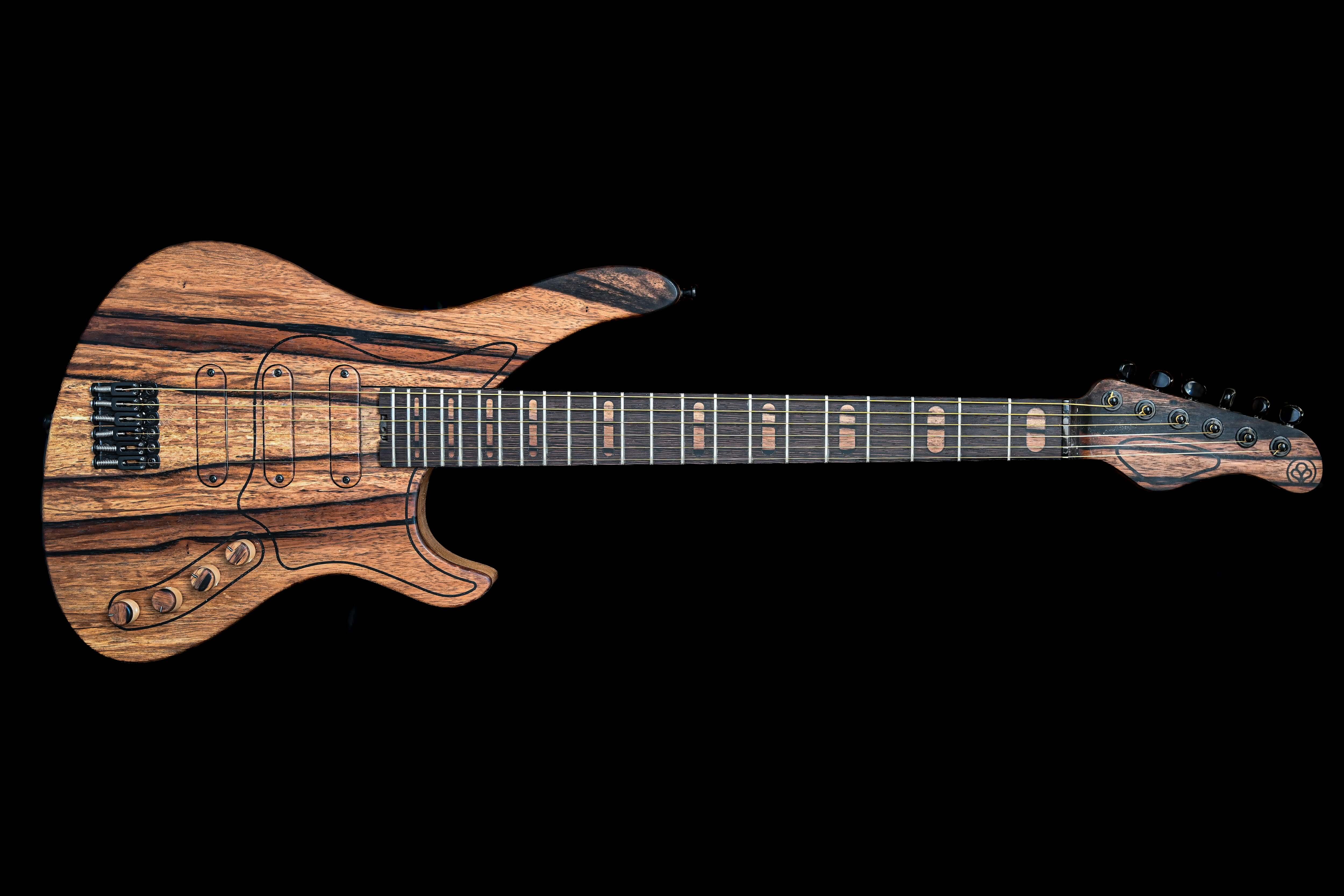 Belforti M5 with ebony top, matching headstock and inlays