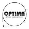 Logotipo de Optima Strings Germany, fondo transparente