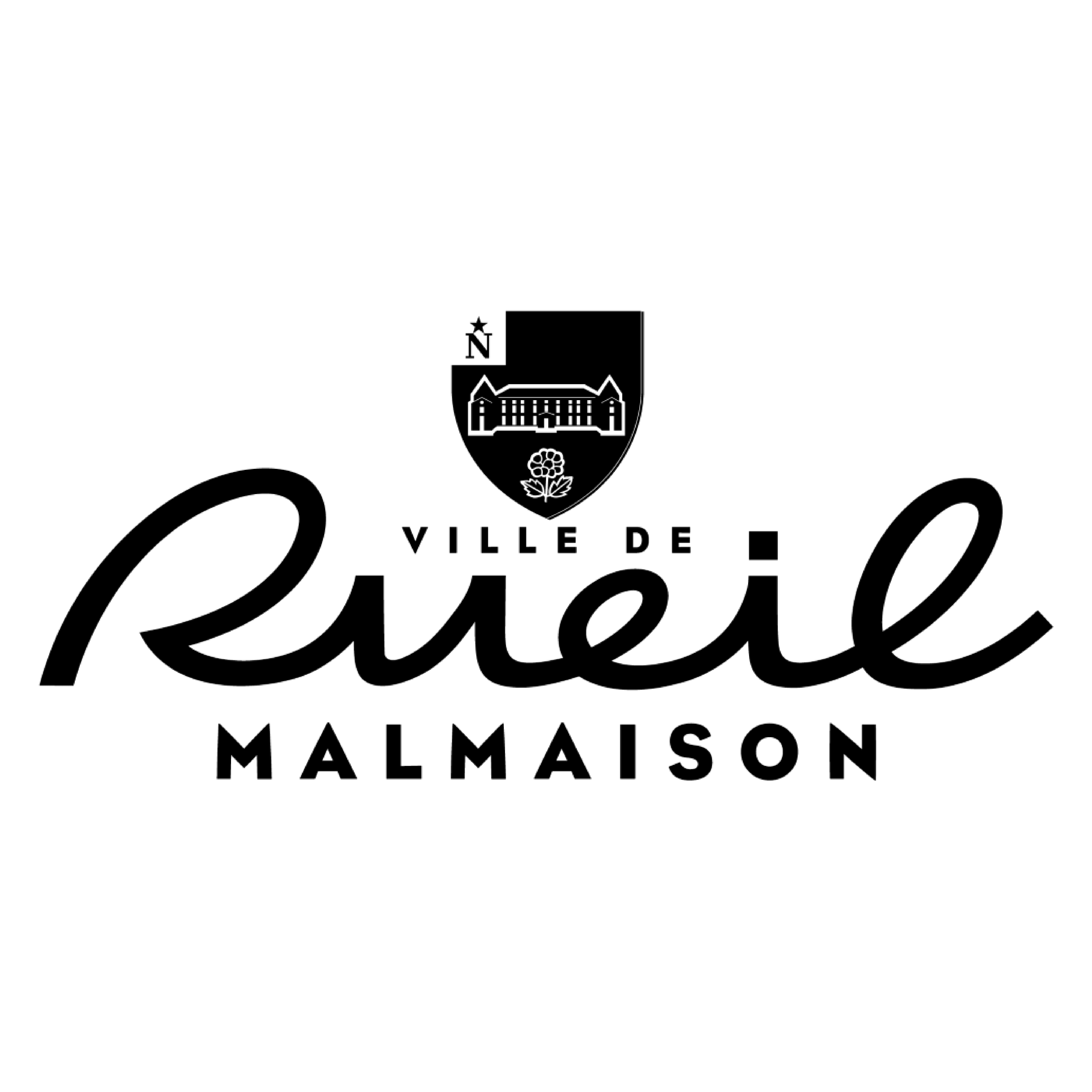 Logo de la ville de Rueil Malmaison, fond transparent