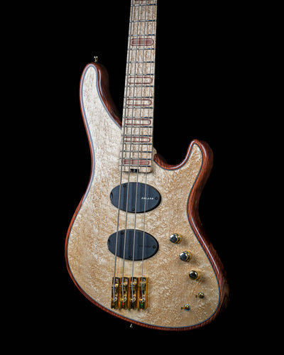 Marē 4 - Signature luxury bass guitar by Belforti, high-end custom boutique design, premium craftsmanship for musicians.