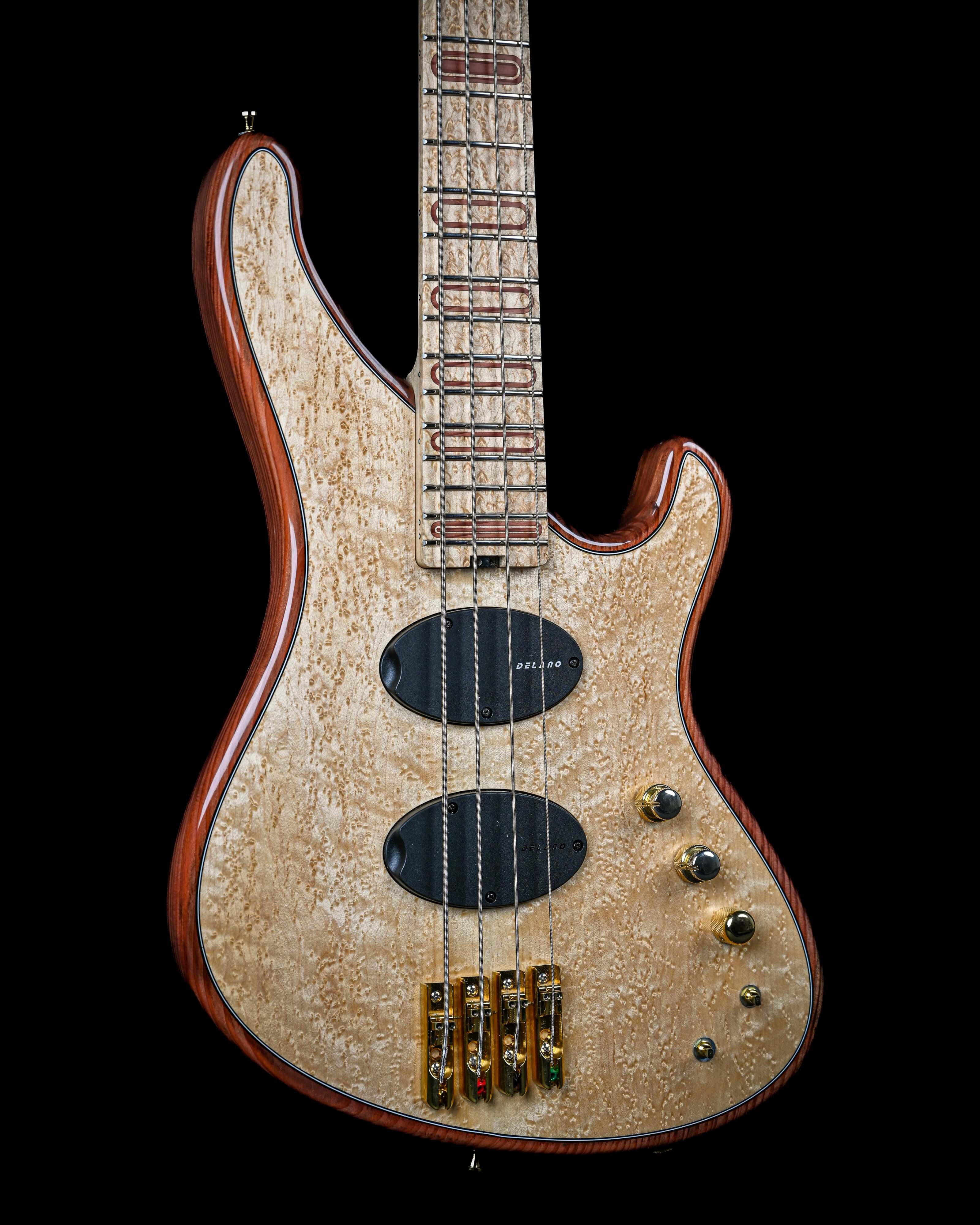 Marē 4 - Signature luxury bass guitar by Belforti, featuring custom boutique design with high-end craftsmanship and premium materials.