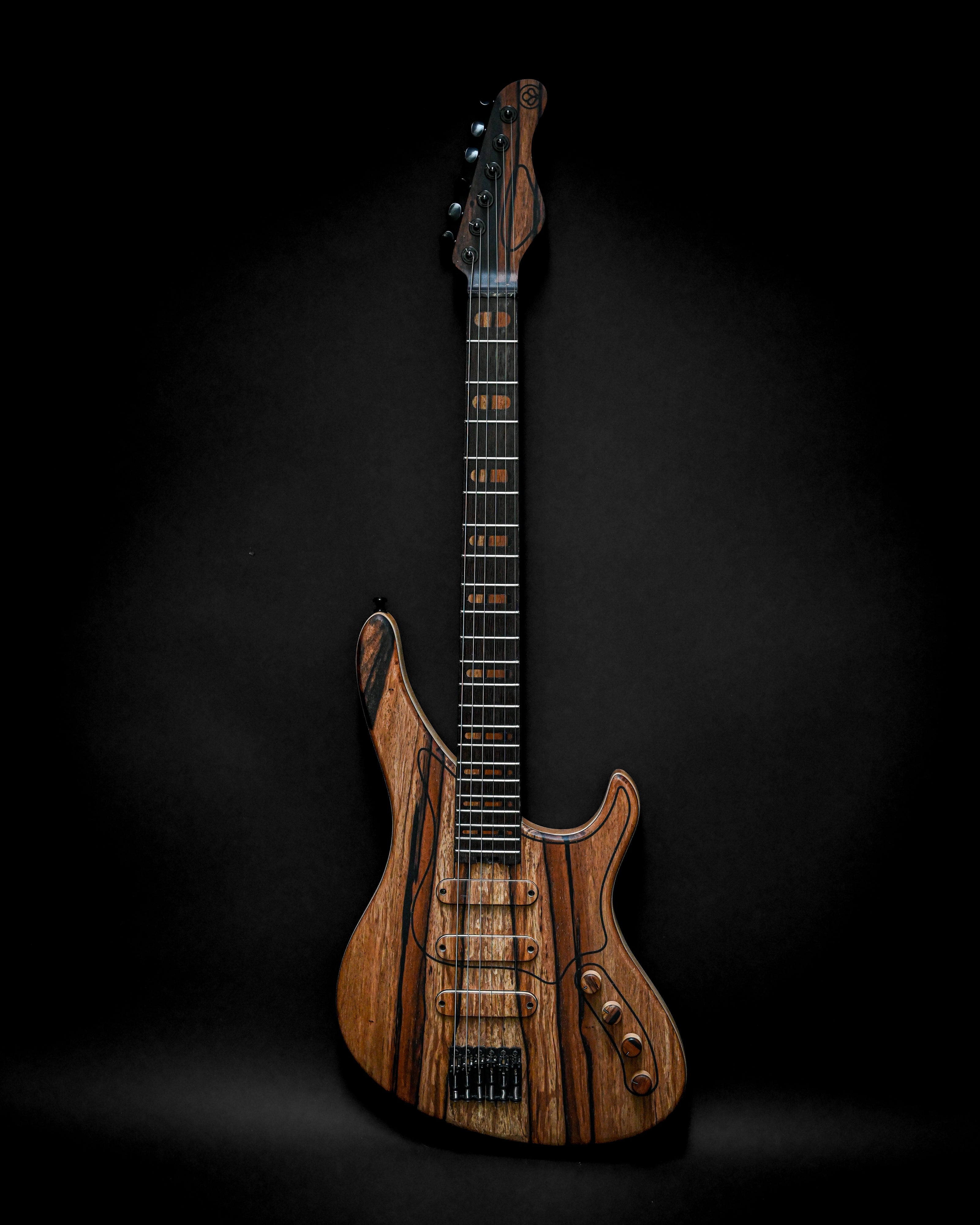 Sarā 6 - Masterbuilt custom electric guitar with premium tonewoods and bespoke hardware