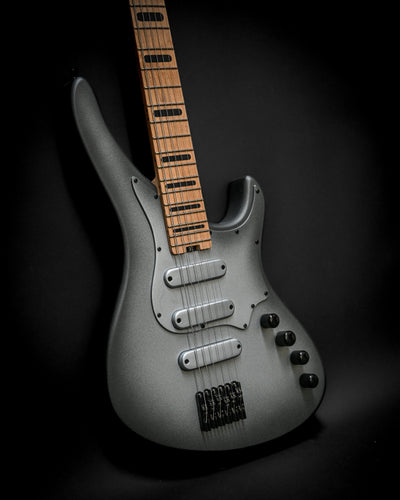 Sarā 6 - Essential custom electric guitar with sleek design and premium features, part of Belforti’s Essential Series for musicians.