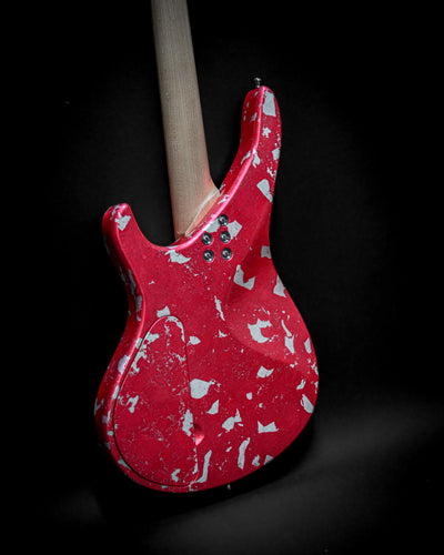 Yatē 6 - Essential - Kurenai custom electric guitar in vibrant red finish from Belforti's Essential Series, showcasing professional-grade tone.