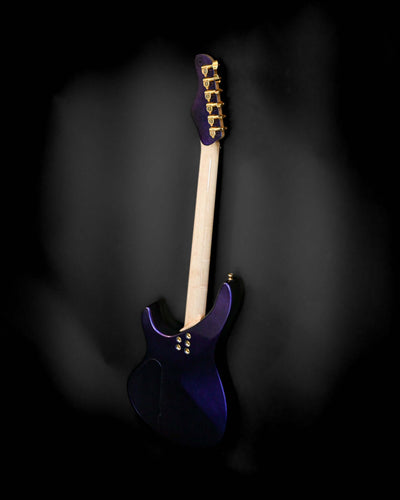 Back view of Belforti Yatē 6 - Essential bass guitar showcasing tonewoods and design.