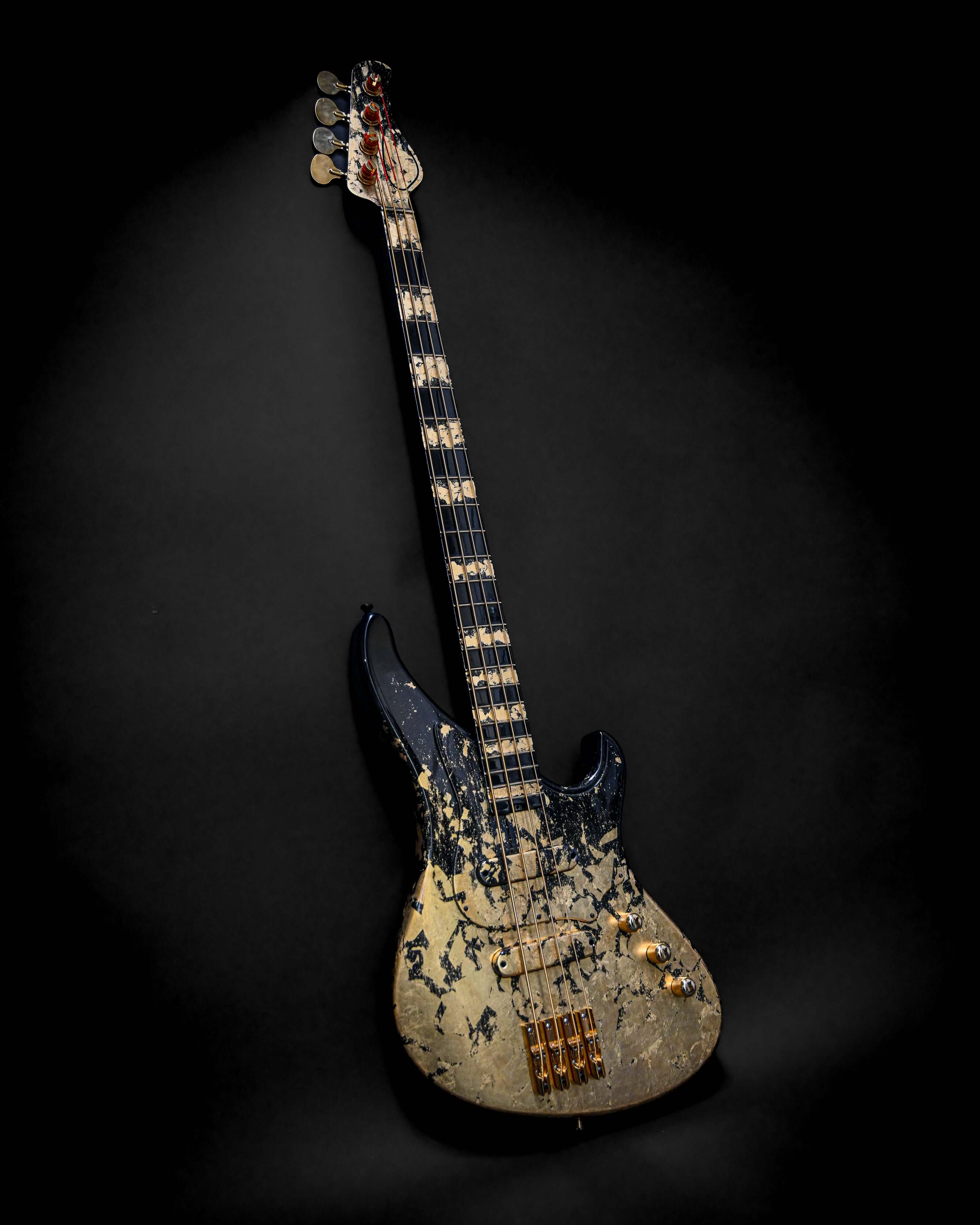 Marē 4 - Essential Bass Guitar by Belforti, luxury high-end boutique design with custom finish, simple yet functional for professional tones.