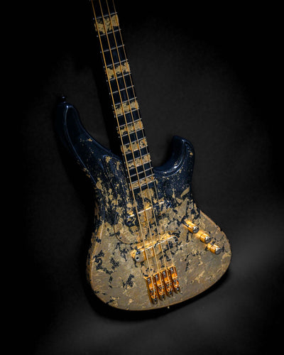 Marē 4 - Essential boutique bass guitar by Belforti, luxury custom design with high-end tonewoods and hardware focus.