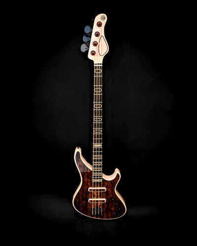 Marē 4 - Signature electric guitar by Belforti Instruments on black background, showcasing premium craftsmanship and materials.