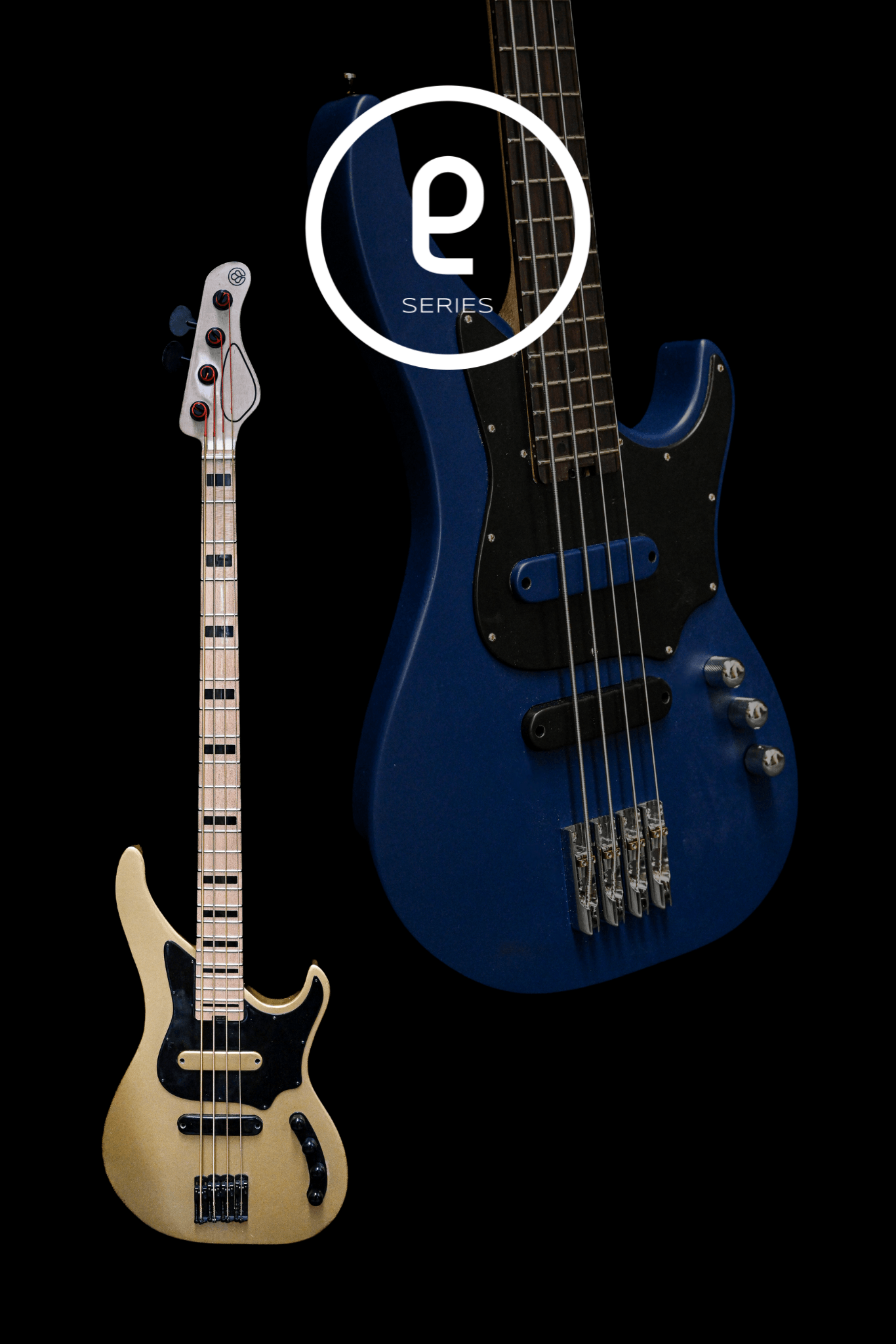 VĒA Essential bass guitar by Belforti Instruments, custom 4-string with Precision-style design and rich tonal clarity.