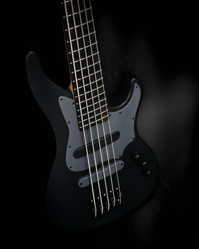 Belforti Vēa 5 - Essential bass guitar showcasing sleek design and quality craftsmanship.