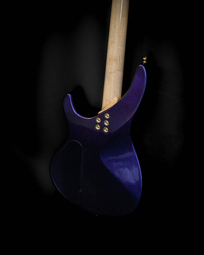 Yatē 6 - Essential bass guitar by Belforti in a sleek purple finish, showcasing professional-grade tonewoods and reliable hardware.
