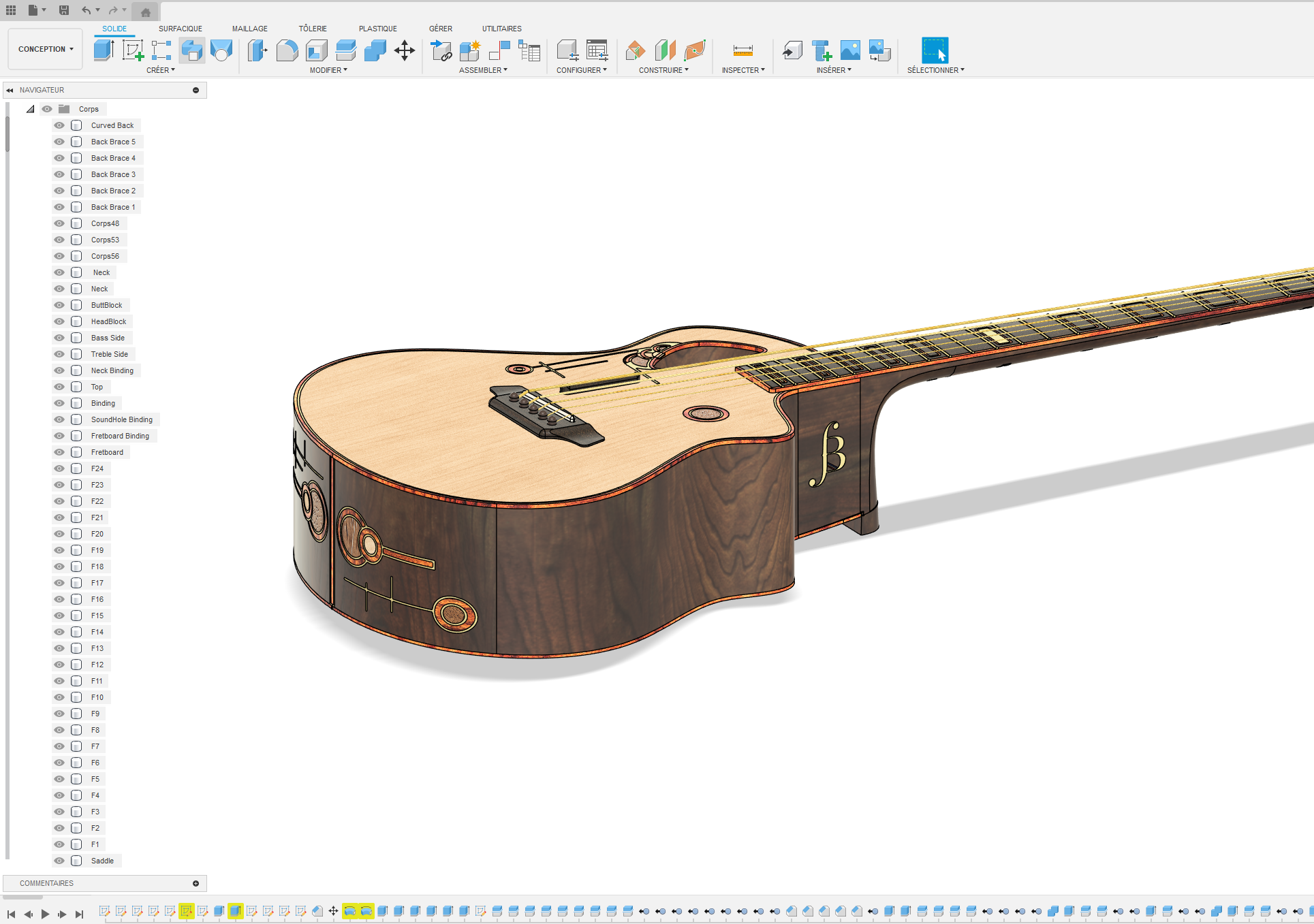 Curso de diseño de guitarras eléctricas en Fusion 360