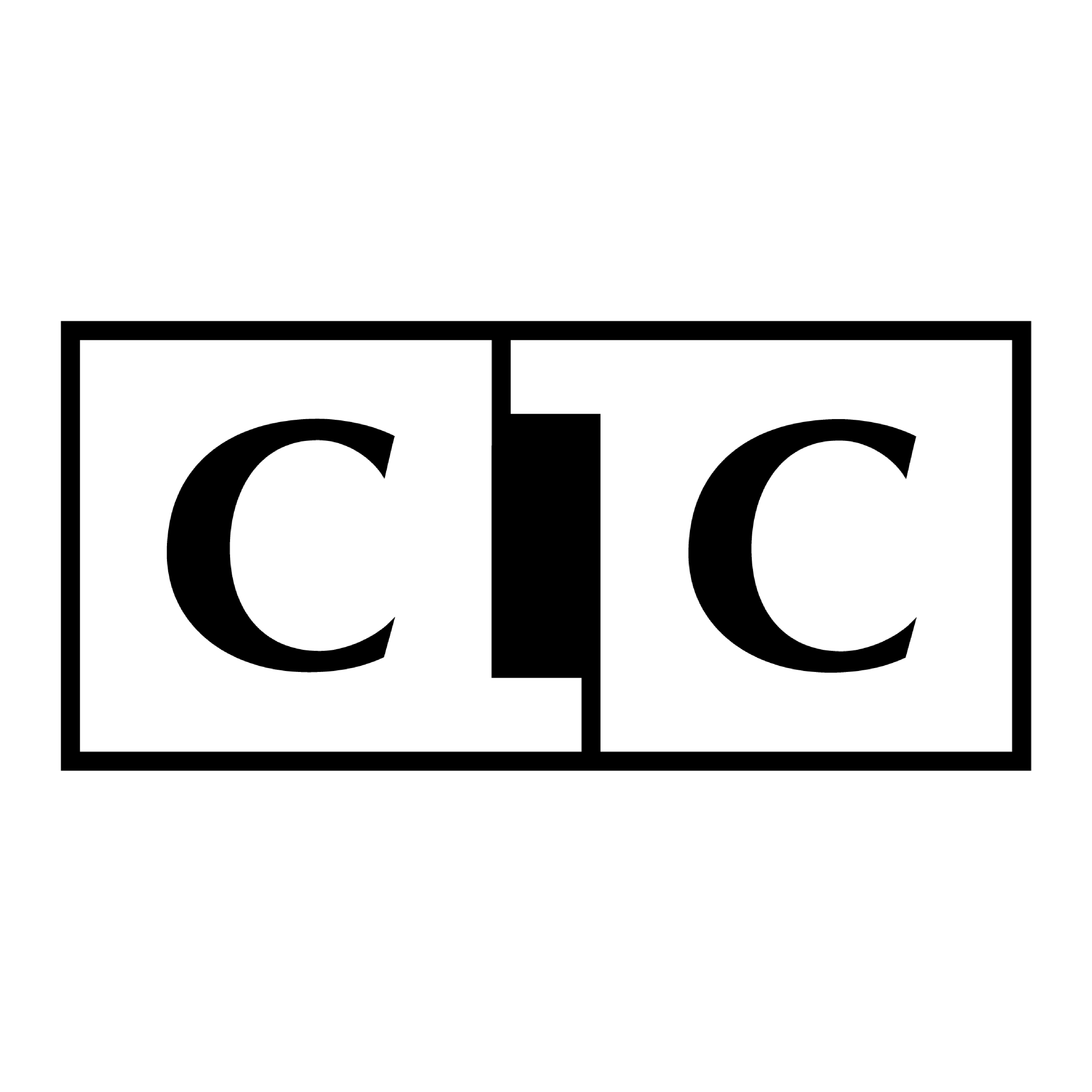 Logo du CIC, fond transparent